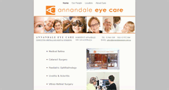 Desktop Screenshot of annandaleeyecare.com.au